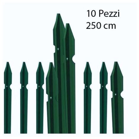 PALETTO PLASTIFICATO CM. 250 T30X3,0 KG.3,12. Prezzo per 1 pezzo.