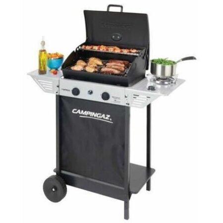 Barbecue a Gas Pietra Lavica Campingaz BBQ Giardino Coperchio XPERT 100 LS+ROCKY
