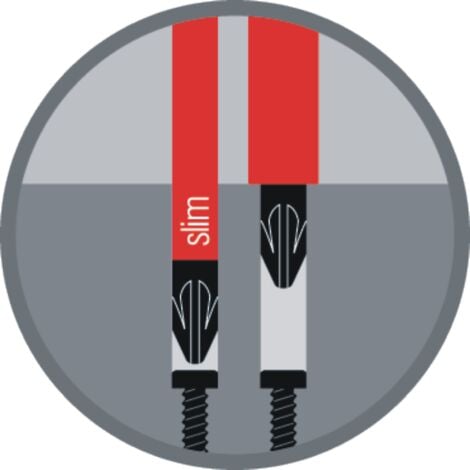 C.K T4925 - Set di cacciaviti con lame intercambiabili Slim VDE 1000 V