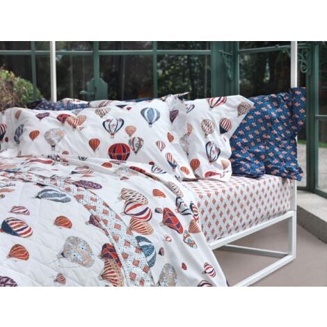Gabel Completo Letto, Blu Wonderland, Matrimoniale
