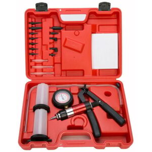 Pompa Vuoto Manuale kit 2 Vasetti Cambio Spurgo Olio Freni Auto Moto