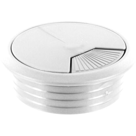 BOCCHETTA PASSACAVI D.MM.60 PLASTICA BIANCO. Prezzo per 1 pezzo.