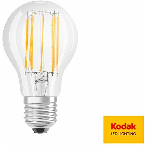Lampadina LED Kodak 6W E27 filamento edison A60 41070 EU-2700 luce calda