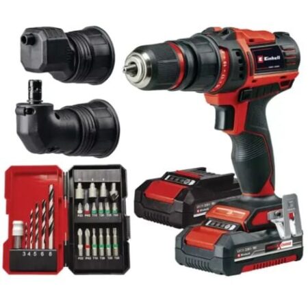 Trapano a batteria TE-CD 18/45 3X-Li +22 Einhell 2x2,0 Ah 18V kit incluso