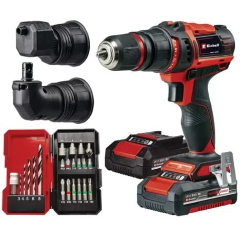 Trapano a batteria TE-CD 18/45 3X-Li +22 Einhell 2x2,0 Ah 18V kit incluso