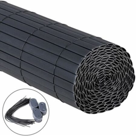 WOLTU Canniccio Frangivista Antivento Divisorio Decorativo Recinzione da Giardino PVC 160x500 cm
