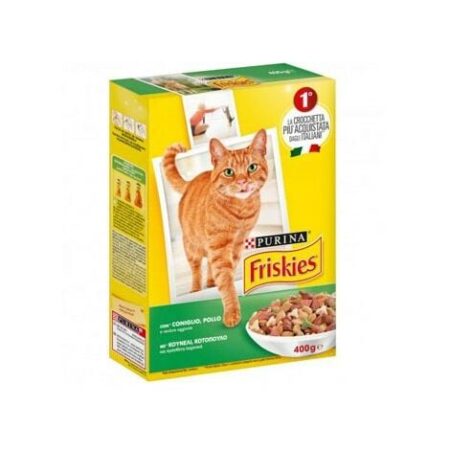 Friskies Gatto Crocchette Coniglio e Pollo 400 gr Purina