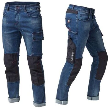 Pantaloni da Lavoro in Jeans Siggi Speed Blue M