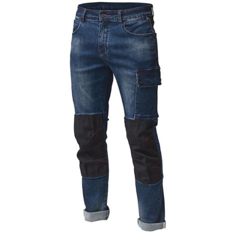 Pantaloni da Lavoro in Jeans Siggi Speed Blue M