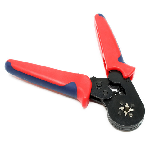 Pinza crimpatrice 0,25-6mm² Utensile per crimpatura Pinze a cricchetto