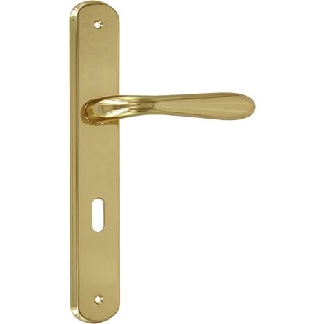 MANIGLIA GOCCIA  OTTONE LUCIDO Q.8 D.70