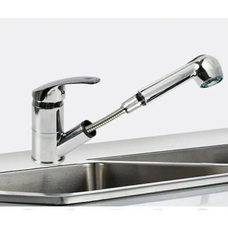 Rubinetto Miscelatore Monocomando Cucina Lavello Lavabo Con Doccetta Estraibile