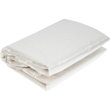 WOLTU Copertura per Mobili Set Arredo da Giardino Esterno PE 100g/m² Trasparente 242x162x100 cm