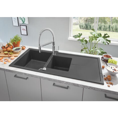 Grohe Get - Miscelatore per lavello con doccetta multigetto, cromato 30361000
