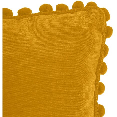 Cuscino con nappe giallo senape 40x40cm - Atmosphera créateur d'intérieur