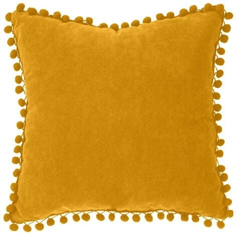 Cuscino con nappe giallo senape 40x40cm - Atmosphera créateur d'intérieur