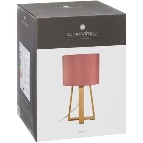 Lampada Molu in legno bianco H35cm - Atmosphera créateur d'intérieur