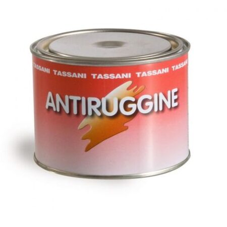 ANTIRUGGINE FONDO PROTETTIVO ANTICORROSIVO SINTETICO GRIGIO 0,50 LT TASSANI