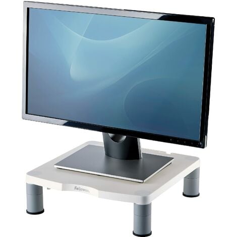 Fellowes 91712 Supporto monitor regolabile Standard, colore platino