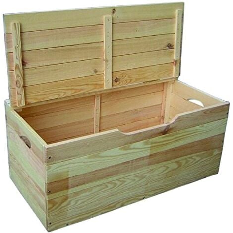 Cassapanca Legno Ibisco con Coperchio