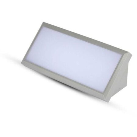 V-TAC VT-8054 Lampada LED da parete 12W applique da muro luce soffusa rettangolare da esterno IP65 luce 4000K 218234