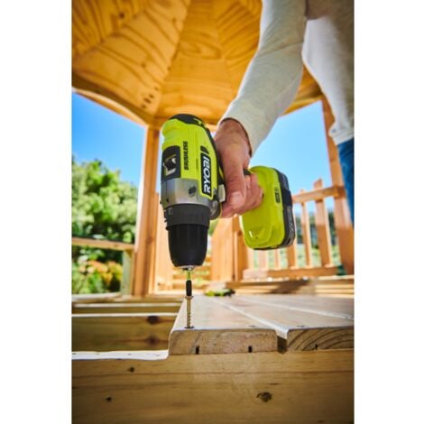 trapano avvitatore a batteria ryobi "r18dd5-0" 18v, solo corpo macchina