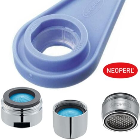 Schläfer 103020  Chiave Universale per Aeratore Rubinetto, adatta per filtro Rompigetto del Miscelatore Bagno Lavabo, Bidet, Doccia, Vasca e Lavello Cucina M22, M24, M28. Compatibile NEOPERL.