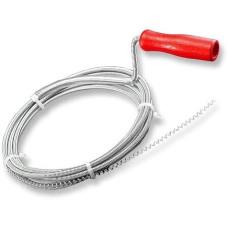 Schläfer 323302  Sturalavandini e Scarichi, Sonda Sturatubi a Spirale per Pulizia Scarichi Otturati di Lavandini, Lavelli, Vasche, Docce e Wc, Lunghezza 5mt, Diametro 9mm