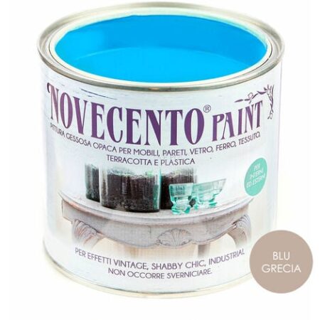 Novecento Paint Tinta Pastello 500ml Blu Grecia