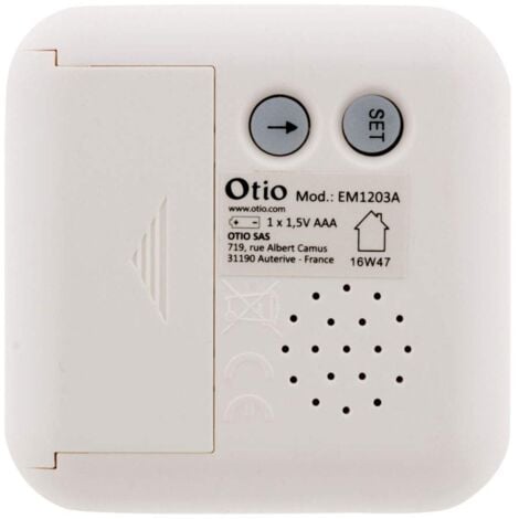OTIO 936069 Termometro Multifunzionale, Bianco