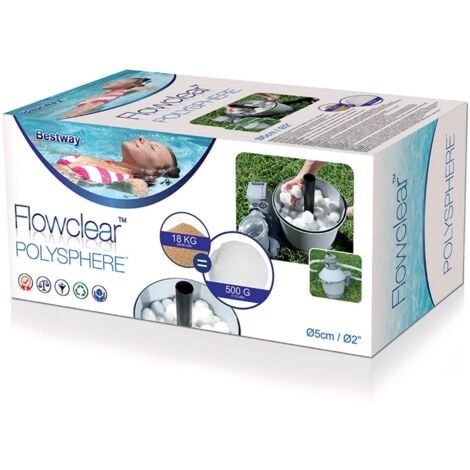 SFERE FILTRO PISCINA POLYSPHERE 58475 BESTWAY • PET