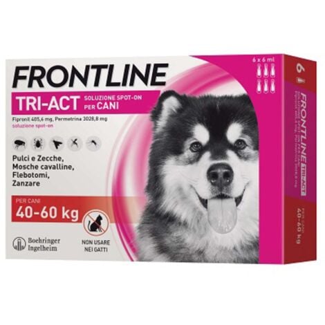 Frontline Tri-Act 40-60 Kg 6 Pipette Off. Speciale