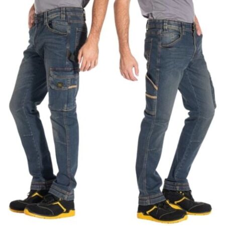 Jeans da Lavoro Elasticizzato Rica Lewis Jobdy Dirty Washed 56