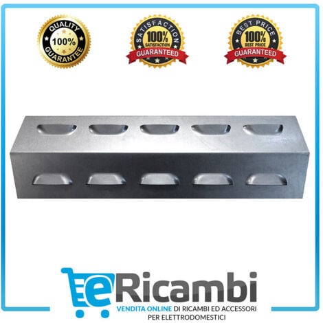 Accessorio per Barbecue Campingaz, Diffusore di Calore 5010001598, Dimensioni 38,7 x 11,7 cm, per Modelli Serie 3 e 4, Ricambio Barbecue campingaz