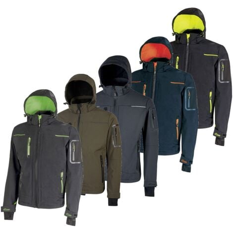 Giacca softshell da lavoro U-Power Space - M - Anthrazit/Grüne