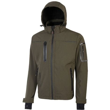 Giacca softshell da lavoro U-Power Space - M - Anthrazit/Grüne