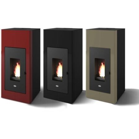 Stufa pellet idro 17,5 kw Ilaria Punto Fuoco - Termostufa -  - Nero