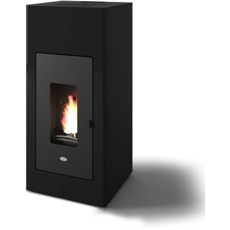 Stufa pellet idro 17,5 kw Ilaria Punto Fuoco - Termostufa -  - Nero