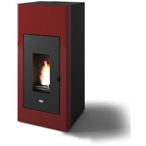 Stufa pellet idro 17,5 kw Ilaria Punto Fuoco - Termostufa -  - Nero