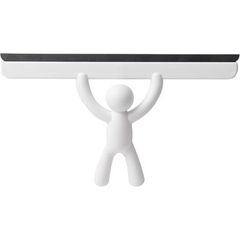 Buddy Squeegee. Tergivetro Buddy, colore bianco, dimensioni 26,7x15,9x5,1cm