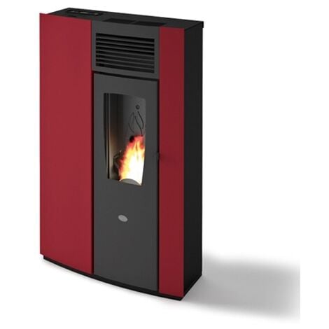 Eva Calor Perla  Stufa a pellet slim 7,5 kW -  - Ambra