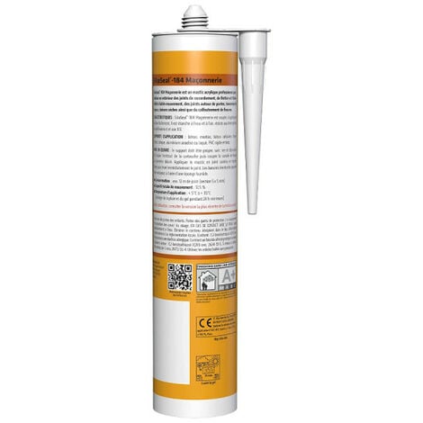 SIKA SikaSeal-184 Mastice siliconico per muratura - Bianco - 300ml