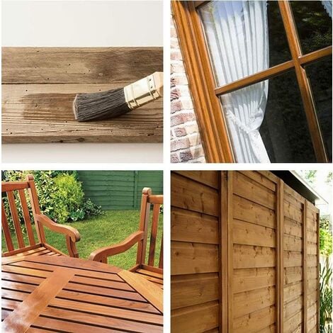XYLADECOR SMALTO LEGNO ESTERNI UV MAX Protezione Completa da sole e agenti atmosferici Idrorepellente INCOLORE 750ML