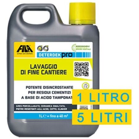 Disincrostante marmo fila deterdek pro cotto gres porcellanato 1 lt