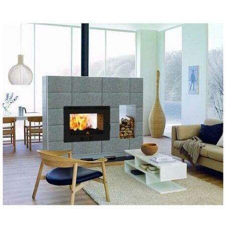 Inserto per Camino a Legna F.lli Lerda L-90 Bifacciale 18 Kw