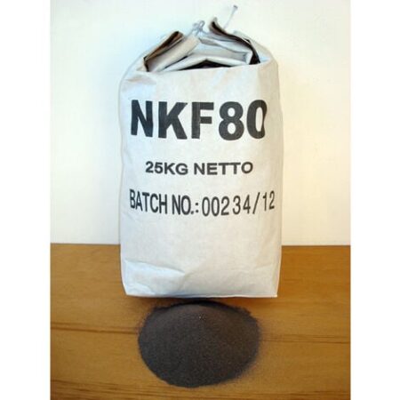 Corindone 25 Kg grana 80 ossido alluminio sabbiatrice sabbia graniglia abrasivo sabbiatura