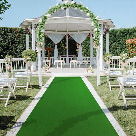 TAPPETO PASSATOIA MOQUETTE CERIMONIA ESTERNO 1x50mt VERDE