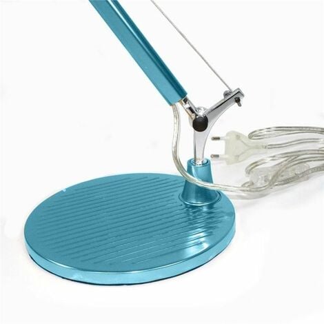 Lampada da scrivania snodata blu