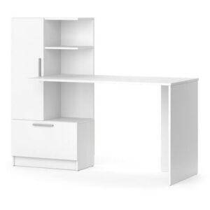 Scrivania con ripiani Tomy, Bianco, 150 x 59.3 cm, Vicco
