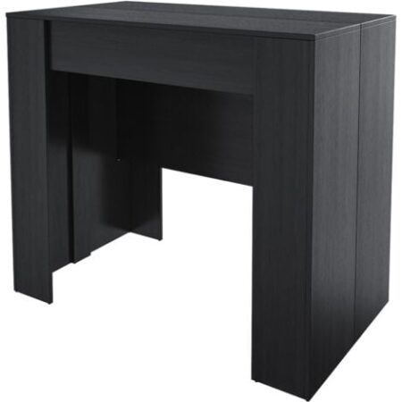 Tavolo Consolle Allungabile Oslo Plus Fino A 3 Metri, Tavolo 14 Posti Salvaspazio Multiposizione, Design Moderno Ed Elegante, Consolle per Casa E Ufficio, 78 x 51 x 90 cm, Colore Nero